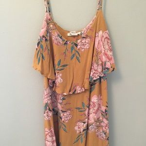 Yellow Floral Dress